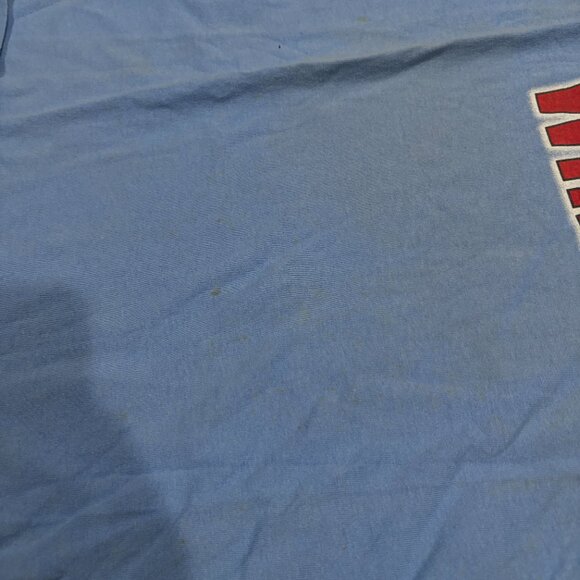 Vintage Hanes Heavyweight Blue "Elevators are for Wimps" funny Humor Shirt - Picture 3 of 6